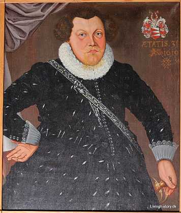 Jesper Grubbe og Anne Wittorp Jesper Grubbe til Olstrup f. 1588 d. 1622 og hustru Anne Hansdatter Wittorp f. 1588 1620-29 Lolland-Falster stift