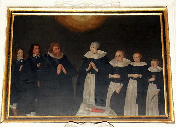 Hans Hansen H�yer Hans Hansen H�yer Sognepr�st til Borup og Kimmerslev, f. 1599 d. 1657 med hustru Margrethe Frantzdatter og deres b�rn...