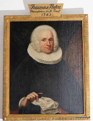 Rasmus Platou Rasmus Michaelsen Platou, pr�st, f. 1708, d. 1775. Menighedens f�rste pr�st 1743 Lolland-Falster stift 1740-49