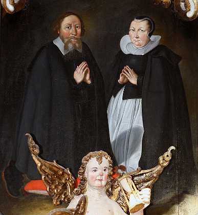 Lars Christiansen Rhode ca. 1650 Lars Christiansen Rhode og hustru Margrethe Johansdatter d. 1650. 1650-59 Helsing�r stift