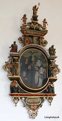 Peder Nielsen Peder Nielssn Bagi, Rdmand, f. ca. 1614, d. 1674, 60 r gammel Hustru Maren Pedersdatter, d. 1661, 55 r gammel....