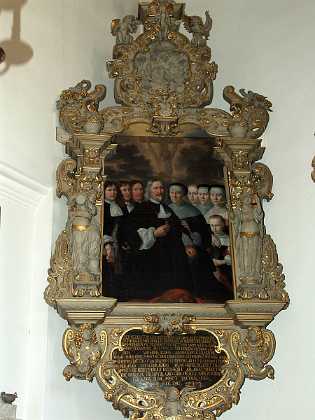 J�rgen Bj�rnsen med Anna Paulsdatter Valentin og familie c. 1665 Viceadmiral J�rgen Bj�rnsen, f. 1596 d. 1680, med Anne Paulsdatter Valentins, f. 1598 d. 1683 samt deres b�rn. 1660-69...
