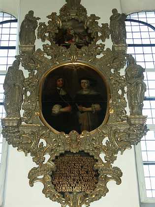 Rolof Petersen og Christine Stevelius 1673 Rolof Petersen,kaptajn, f. 1616 d. 1687, med hustru Christine Stevelius, f. 1612 d. 1698. 1670-79 K�benhavns stift