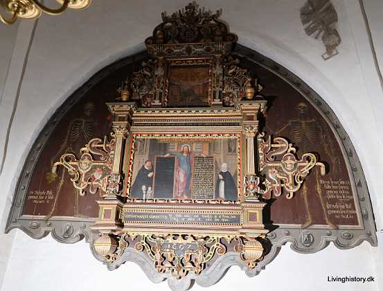 J.L. Zeuten 1607 J.L. Zeuten og hans afd�de hustru. Zeuten flyttede til Odense som lensmand i Dalum 1638 1600-09 �rhus stift