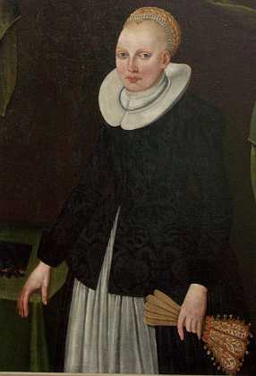 Ukendt dameportr�t ca. 1630 1630-39 Roskilde stift