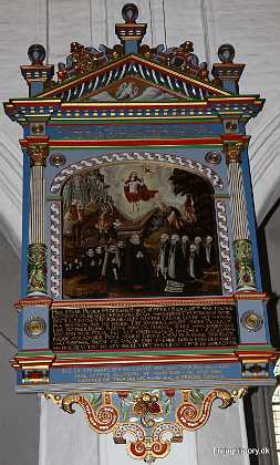 Peder Pedersen ca. 1585 Peder Pedersen borgmester i K�ge. f. 1517 d. 1595 med hustruer Bodil d. 1560 og Alhed d. 1601 samt deres b�rn. 1580-89...