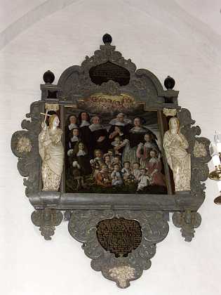Jens Andersen Aalborg 1666 Borgmester Jens Andersen Aalborg, d. 1666 med to hustruer 1. Ellene Olufsdatter, d. 1641 2. Elisabeth Hansdatter d....