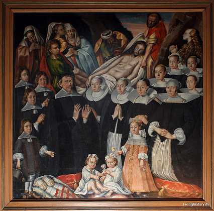 Rasmus Christensen 1660 Rasmus Christensen med 4 koner og mange b�rn 1. Maren Jens Hollendersdatter, d.30 april 1642 2. Maren Rasmusdatter...