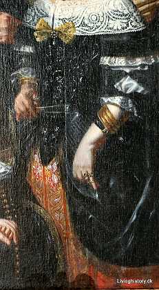 Elisabeth Lasson, Rasmus Pedersen Scarvin, Gert Mejer og b�rn c.1680 Elisabeth Lasson, f. 1631, d. 1728, hendes f�rste mand Rasmus Pedersen Scarvin, sognepr�st til N�rre Vedby og provst f....