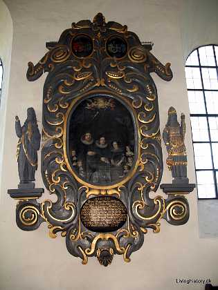 Margrethe Mechelburg Margrethe Mechelburg d. 1706 og hendes �gtem�nd Christoffer Stochflets d. 1679 og Niels M�ller, d. 1710, begge pr�ster...