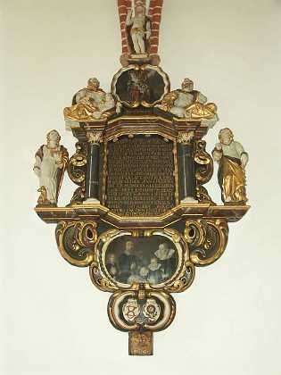 Bertel Hans�n 1653 Bertel Hans�n, ridefoged, r�dmand og tolder f. 1595 d. 1652, med hustru Anna Pedersdatter samt b�rn. 1650-59 Fyens stift