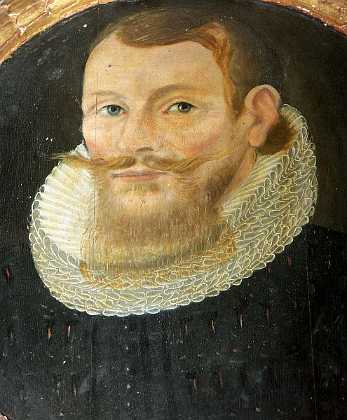 Birthe Andersdatter 1625 Birthe Andersdatter med hendes f�rste mand Albert Albertsen Ritz tolder og byfoged, d. 1621, og hendes anden mand J�rgen...