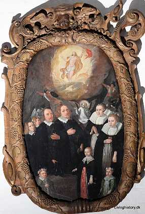 Karen Andersdatter Schytte 1649. Karen Andersdatter Schytte, hendes f�rste mand R�dmand Oluf Nickelsen Lund d. 1638, samt anden mand borgmester Knud...