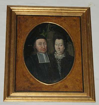 Jens Ravn 1710 Jens Ravn, pastor og hustru Gertrud 1710-19 Haderslev stift