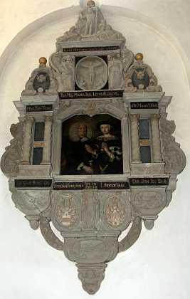 Mathurin du Pont Mathurin du Pont d. 1681 og hans 3. hustru Ingeborg Friis d. 1703.Formentlig malet ca. 1679. 1670-79 Ribe stift