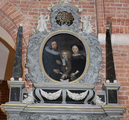 Christian Blichfeld og Kirsten Christensdatter 1681 Mag. Christian Blichfeld, sognepr�st til Ringsted, provst, f. 1633 d. 1717, og hans f�rste hustru Kirsten...