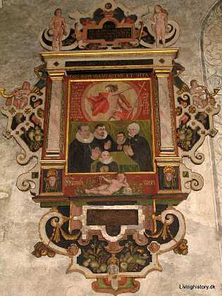 Johan Kleinborg Voltar Hindrikss�n (Wolter Henriksen) med hustru og familie, ca. 1590-99. Blekinge Sverige