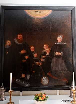 Sven Ausenius Sven Ausenius, pr�st, f. 1617, d. 1678. Med hustru og b�rn 1660-69 Halland, Sverige