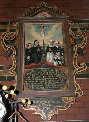 Christen Jonsen Bager Christen Jonsen Bager d. 1684 og hustru Kirstina H�kansdatter Renoveret eller malet i 1746 1680-89 Sverige