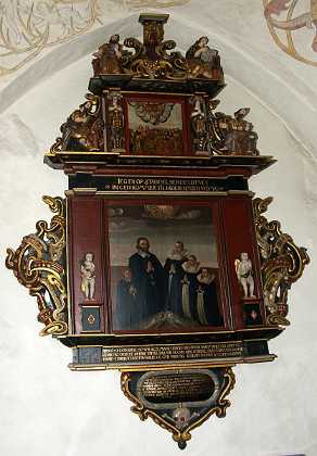 Erik Olufsen 1654 Erik Olufsen, r�dmand og skriver, hustru Else Anthonisdatter og b�rn. 1650-59 Viborg stift