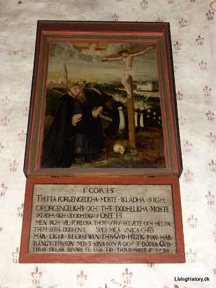 Tynesson Pr�st til S�nga B�ngt Tynesson Opsat 1584 i forbindelse med datterens d�d, idet hun druknede p� vej til kirke. 1580-89...