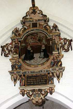 Peder Griis 1635 Peder Griis, r�dmand f. 1560 d. 1635 samt hustru Buold Jensdatter f. 1562 d. 1635. 1630-39 �lborg stift