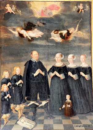 Christian Thomsen 1654 Christian Thomsen, r�dmand f. 1596 d. 1669, med hustru Catharina Thomasses f. 1613 d. 1669. 1650-59 Ribe stift