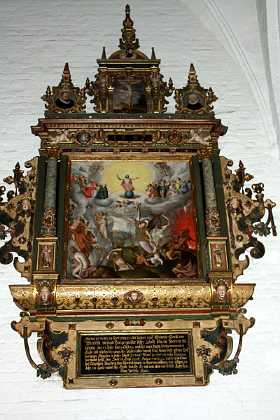 Gerdt von Merfeldt 1597 Gerdt von Merfeldt, f. 1547 d. 1599 samt hustru Ingeborg Rickertsen, f. 1540 d. 1598. 1590-99 Tyskland