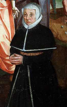 Johann Timm Sandsynligvis Johann Timm, k�bmand f. 1548 d. 1608 samt hustru Gesa tor Smeden d. 1591. 1580-89 Tyskland