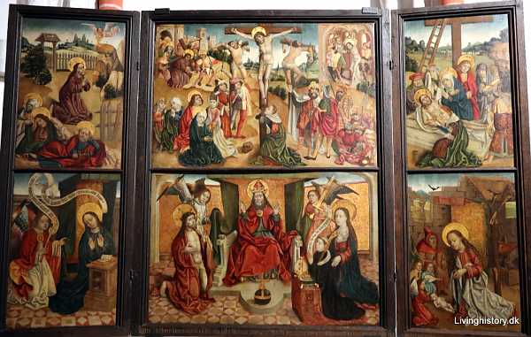 Osterkirchenaltar Senmiddelalderligt alter fra Osterkirche i Eilbek