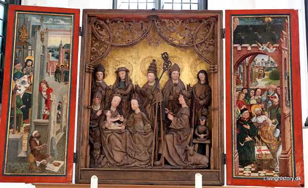 Lukasalteret Lukas-Altar des Maleramtes von 1499