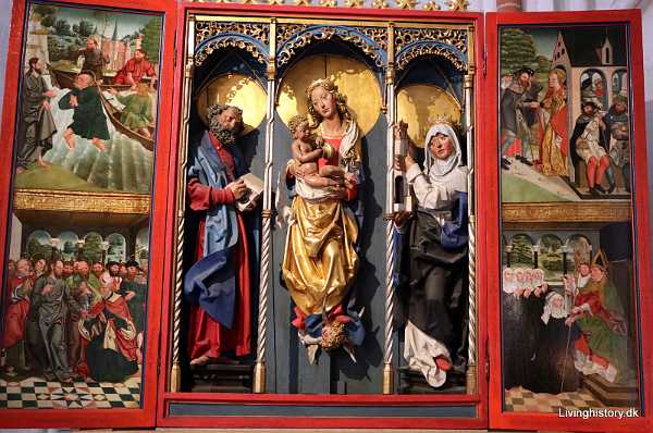 St. Petri und Gertrudisaltar der Fischer St. Jacobi - St. Petri Altar fra 1508