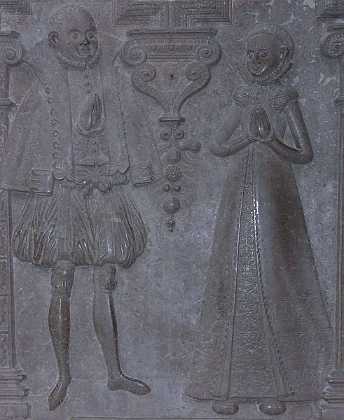 Erik Bj�rnsen og Birte Urne Erik Bj�rnsen f. 1569 d. 1577 og Birte Axelsdatter Urne f. 1573 d. 1577. ca. 1570-77 �rhus stift