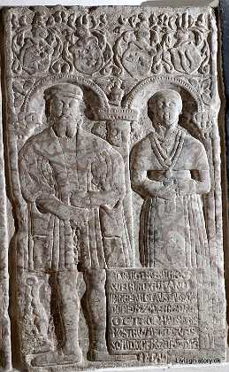 J�rgen Clausen og Mette Juel J�rgen Clausen (Halvbj�rn) f. 1524 d. 1592 Hustru Mette Juel d. 1562 1560-69 Fyens stift