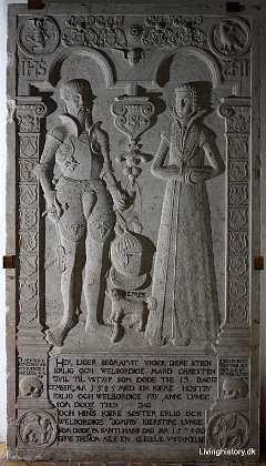 Christen Juel og Anne Lunge Christen Juel til Bkmark, Udstrup og stergrd, d. 1585 Hustru Anne Christoffersdatter Lunge (Dyre) f. 1550, d. 1607....