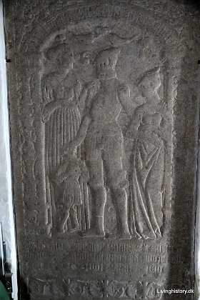 Erik Dyre, Margrethe Hollunger og Sidsel Skave Erik Christoffersen Dyre d. 1554, Margrethe Hollunger og Sidsel Skave ca. 1550-59 Roskilde stift