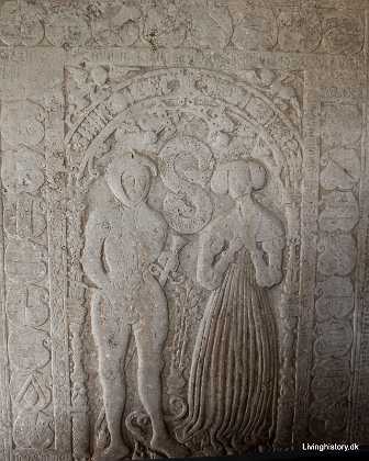 Anders Bille, Pernille Krognos og Anne Lykke Anders Bille til S�holm f. 1477 d. 1555, Pernille Krognos d. 1533 og Anne Lykke d. 1569. ca. 1530-39 Roskilde stift