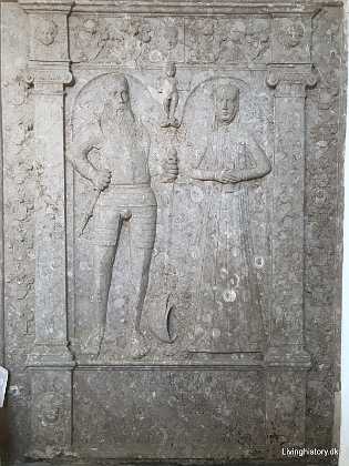 Albrecht Gye og Anne Rosenkrantz Albrecht Gye til Krenkerup d. 1558 Anne Ottesdatter Rosenkrantz, f. 1522, d. 1589. Lolland-Falster stift. 1560-69