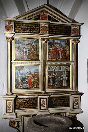 Altertavle Anno 1689 1680-89 Roskilde stift