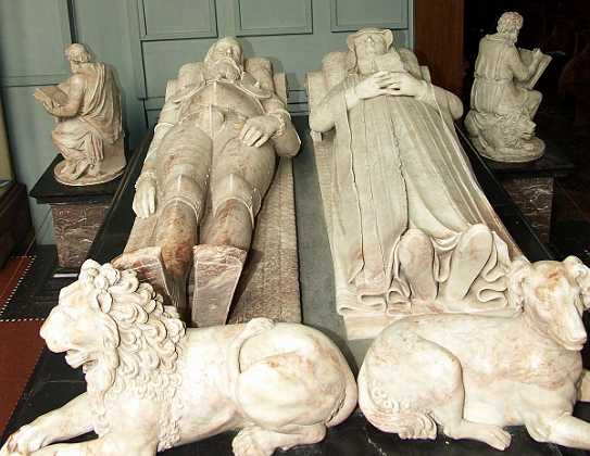 Herluf Trolle og Birgitte G�ye 1568 Herluf Trolle, admiral f. 1515 d. 1565 og Birgitte G�ye f. 1511 d. 1574. Stiftere af Herlufsholm kostskole 1560-69...